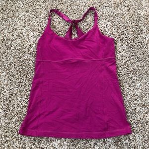 Pink lululemon athletica top - medium 6/8